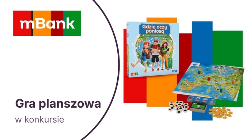 Rodzinna gra planszowa o tematyce finansowej w facebookowym konkursie mBanku